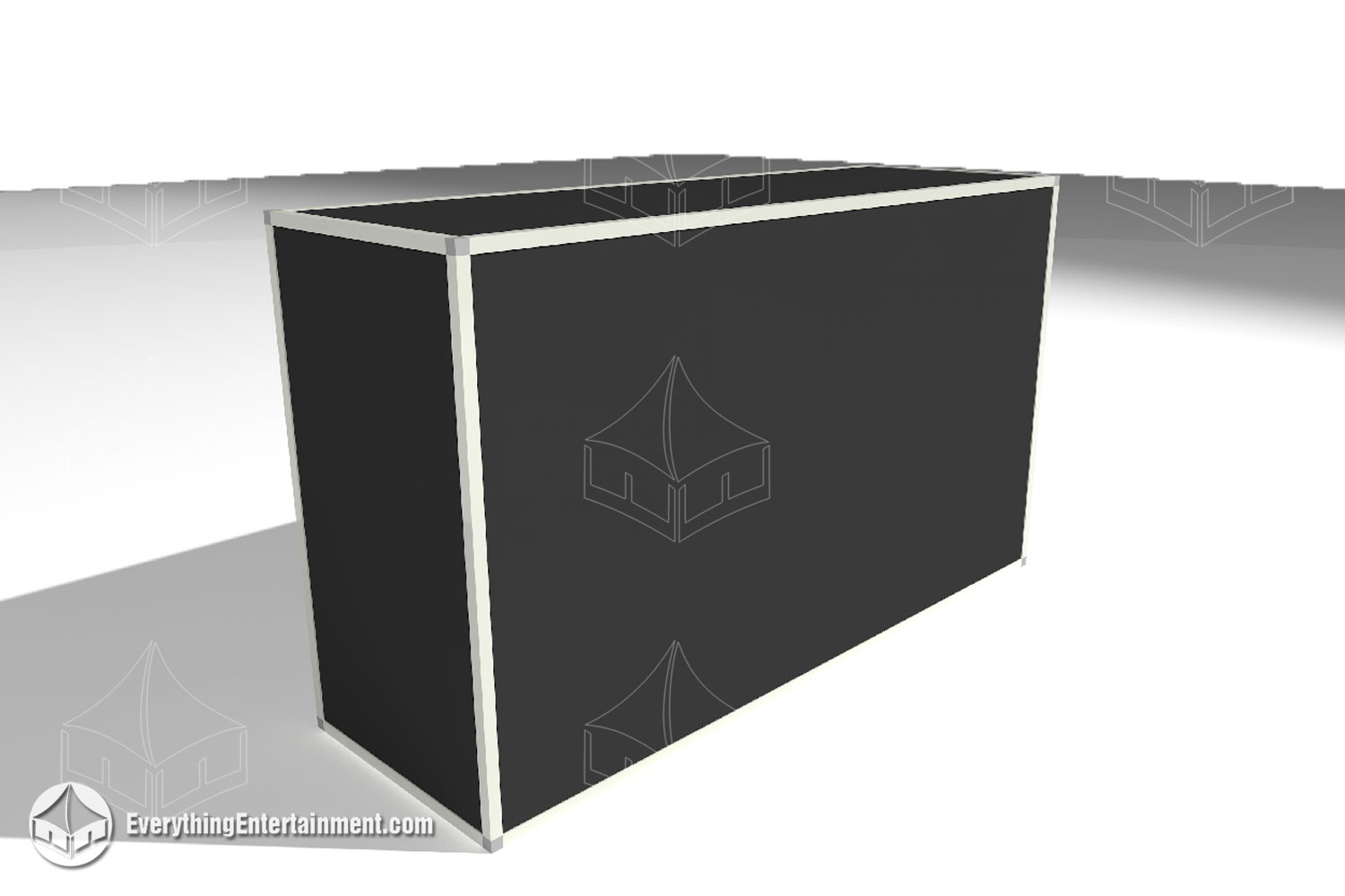 Black bar on plain white background