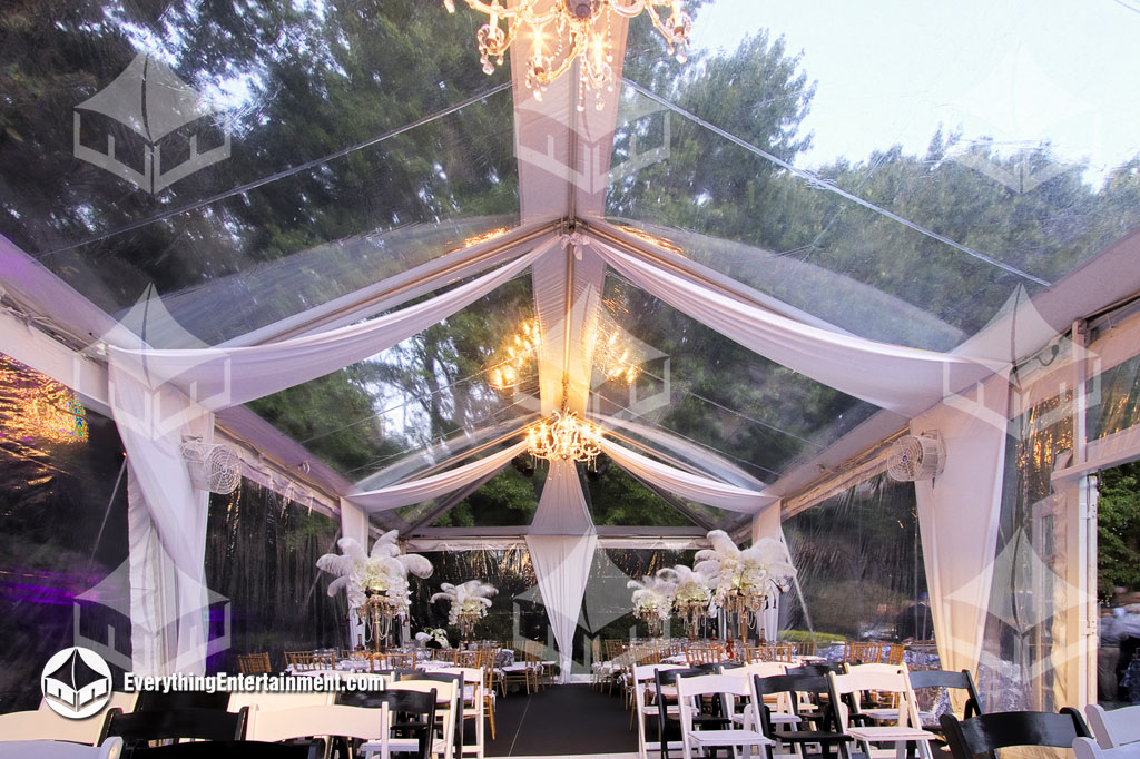 clear top frame tent