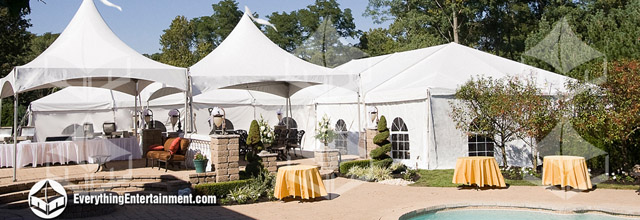 USA 40'x40' Frame Tent Rentals Sky High Party Rentals