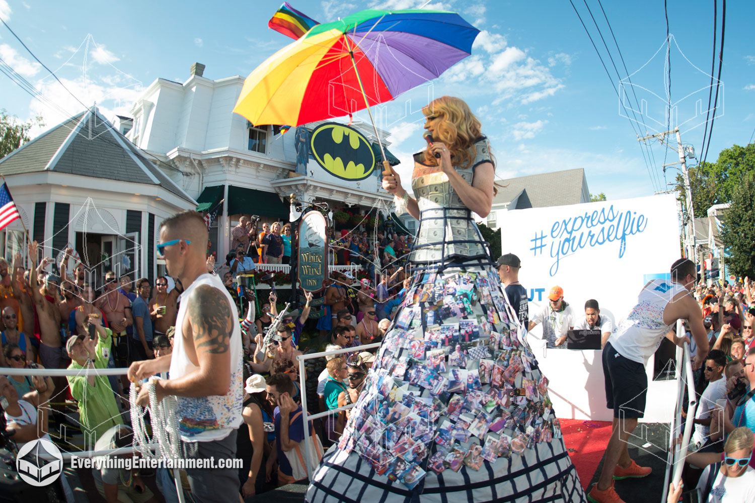 This float was fabricated in under 36-hours notice for the NYC Pride Parade.